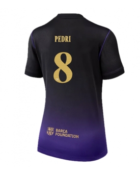 Barcelona Pedri Gonzalez #8 Maglia Gara Trasferta Repliche 2026-27 Donna Maniche Corte Barcelona Pedri Gonzalez #8 Maglia Gara Trasferta Repliche 2026-27 Donna Maniche Corte